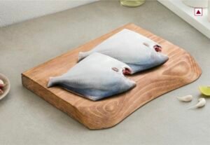 White Pomfret Large - Whole Cleaned Gutted (400 gms)
