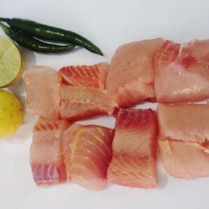 Shol Fish-Live-Large-Cube Pieces {With out Head & Tail} (300 g)